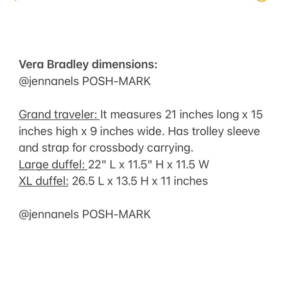 ❗️HOLIDAY SALE - FIRM❗️ NWT Vera Bradley xl travel duffel coastal paradise - Picture 7 of 7